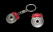 Keychain brake disk - red brake